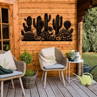 Metal Cactus Wall Decor