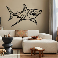 Metal Shark Room Decor