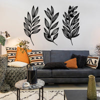 Metal Olive Leaf Wall Art