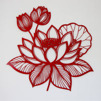 Large Lotus Flower Wall Art