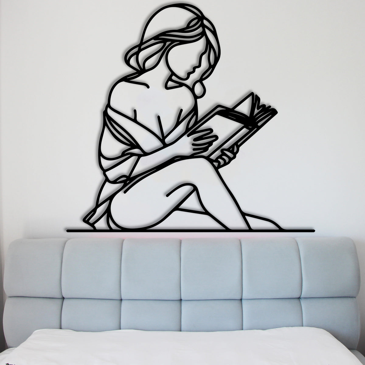 Elegant Woman Metal Wall Decor