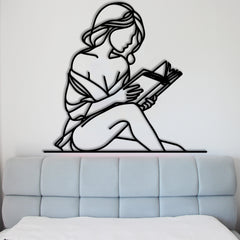 Elegant Woman Metal Wall Decor