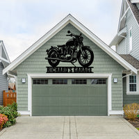 Custom Motorcycle Metal Wall Art
