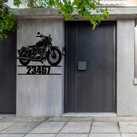 Custom Motorcycle Metal Wall Art