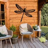 Metal Dragonfly Wall Decor