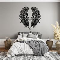 The Devil's Feathers Metal Wall Decor