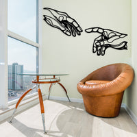 The Creation of Adam Metal Wall Art