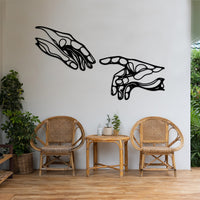 The Creation of Adam Metal Wall Art