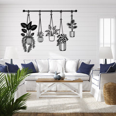 Flower Garden Metal Wall Art