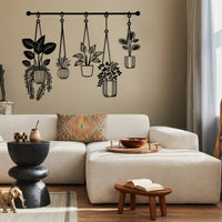 Flower Garden Metal Wall Art