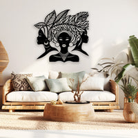 Majestic African Metal Wall Art