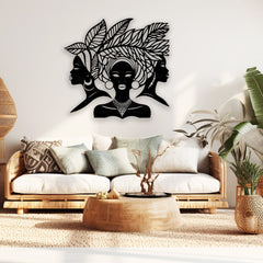 Majestic African Metal Wall Art