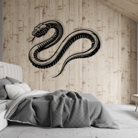 Giant Snake Metal Wall Art