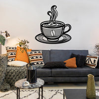 Coffee Cup Metal Sign