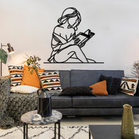 Elegant Woman Metal Wall Decor