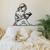 Elegant Woman Metal Wall Decor