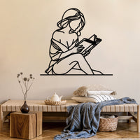 Elegant Woman Metal Wall Decor