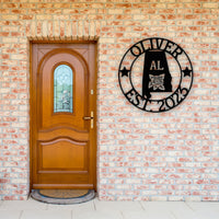 Alabama Custom Metal Sign