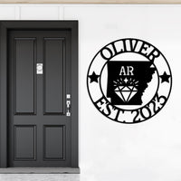 Arkansas Custom Metal Sign