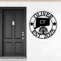 Connecticut Custom Metal Sign
