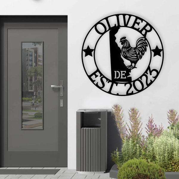 Delaware Custom Metal Sign