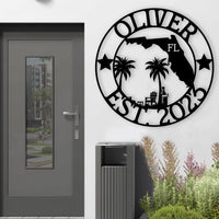 Florida Custom Metal Sign