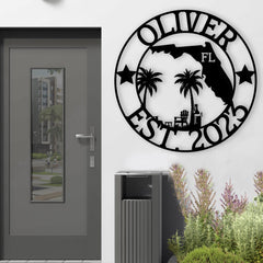 Florida Custom Metal Sign