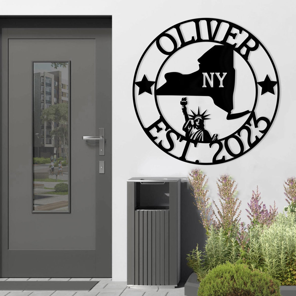 New York Custom Metal Sign