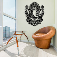 Gold Metal Ganesha Wall Decor