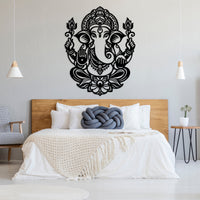 Gold Metal Ganesha Wall Decor