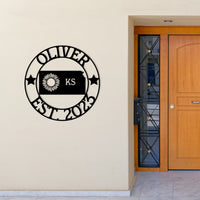 Custom Kansas Metal Sign: Sunflower State Welcome Decor