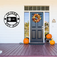 Custom Kansas Metal Sign: Sunflower State Welcome Decor