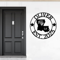 Louisiana Custom Metal Sign