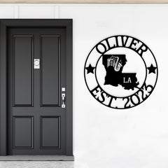 Louisiana Custom Metal Sign