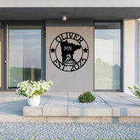 Custom Minnesota Metal Sign: Hockey Wall Decor