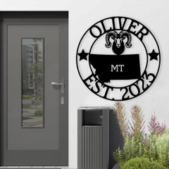 Montana Custom Metal Sign