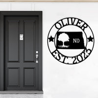 North Dakota Custom Metal Sign