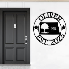 North Dakota Custom Metal Sign