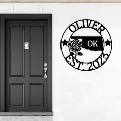 Oklahoma Custom Metal Sign