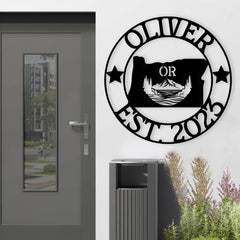 Oregon Custom Metal Sign