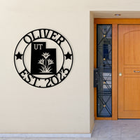 Utah Custom Metal Sign