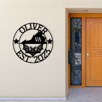 Virginia Custom Metal Sign