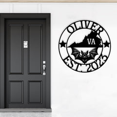Virginia Custom Metal Sign