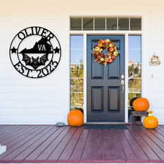 Virginia Custom Metal Sign