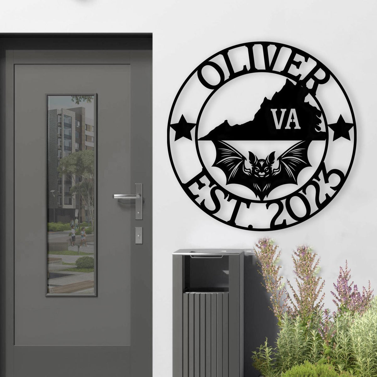 Virginia Custom Metal Sign