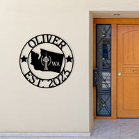 Washington Custom Metal Sign