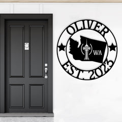 Washington Custom Metal Sign