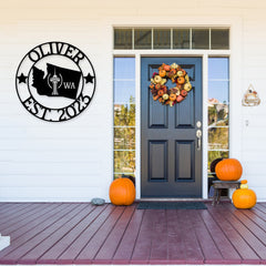 Washington Custom Metal Sign