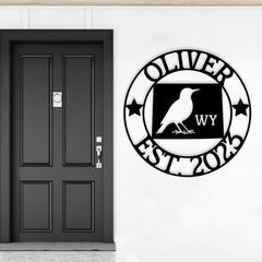 Wyoming Custom Metal Sign
