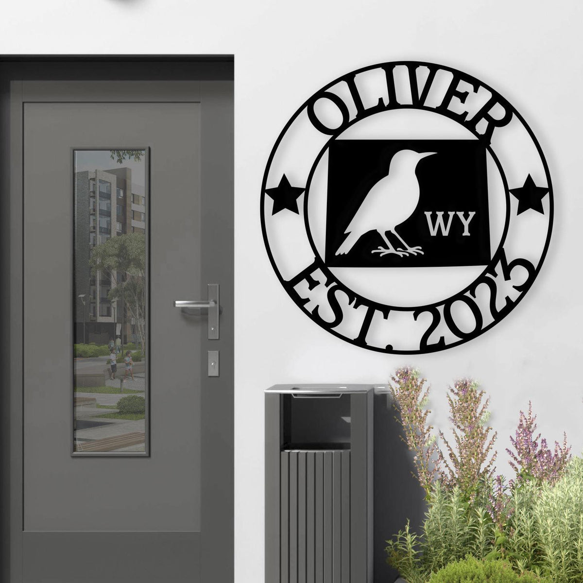 Wyoming Custom Metal Sign